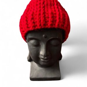 Red Knit Beanie